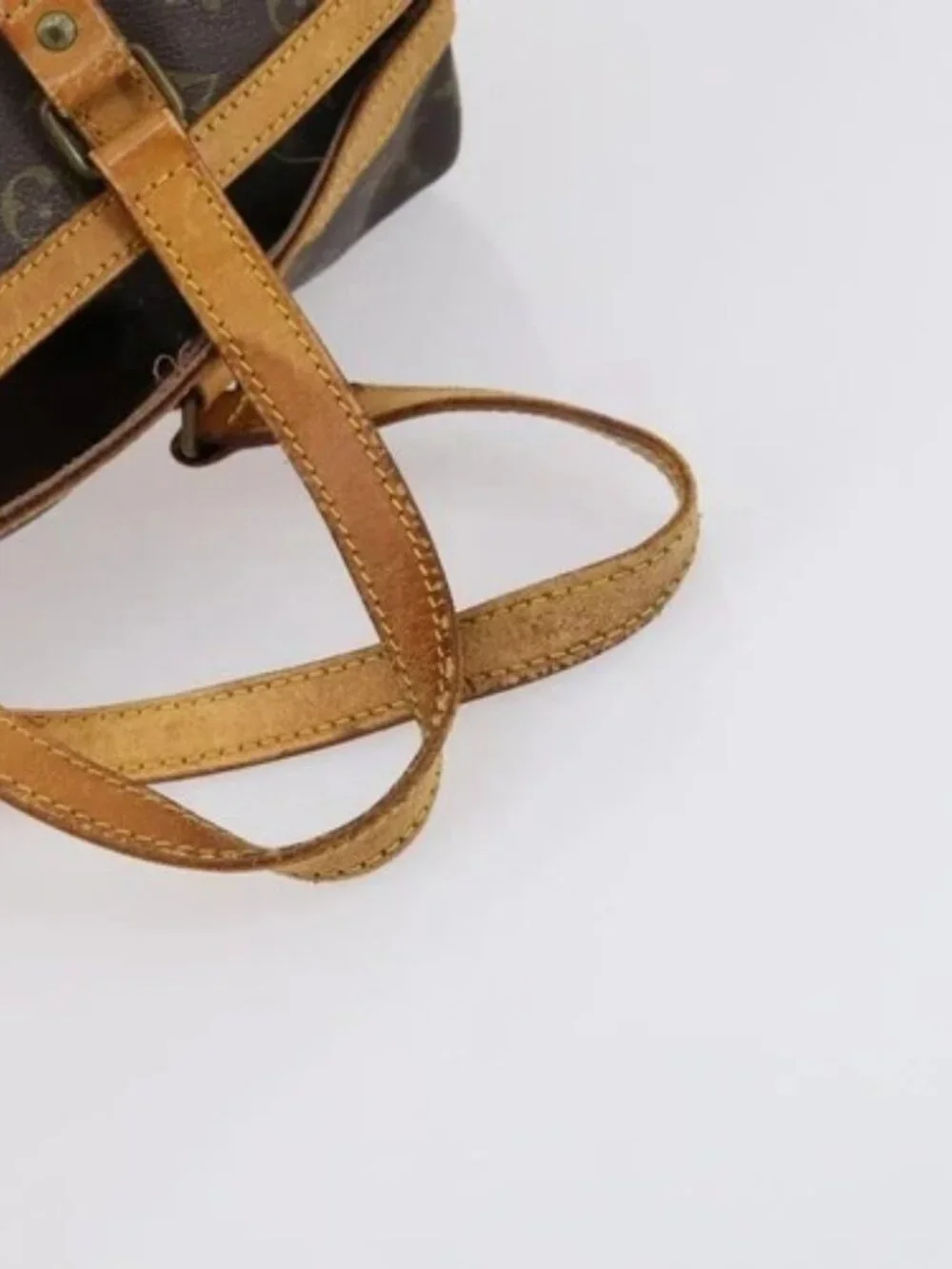 LOUIS VUITTON Monogram Sac Souple 35 Boston Bag M41626 LV Auth 152506